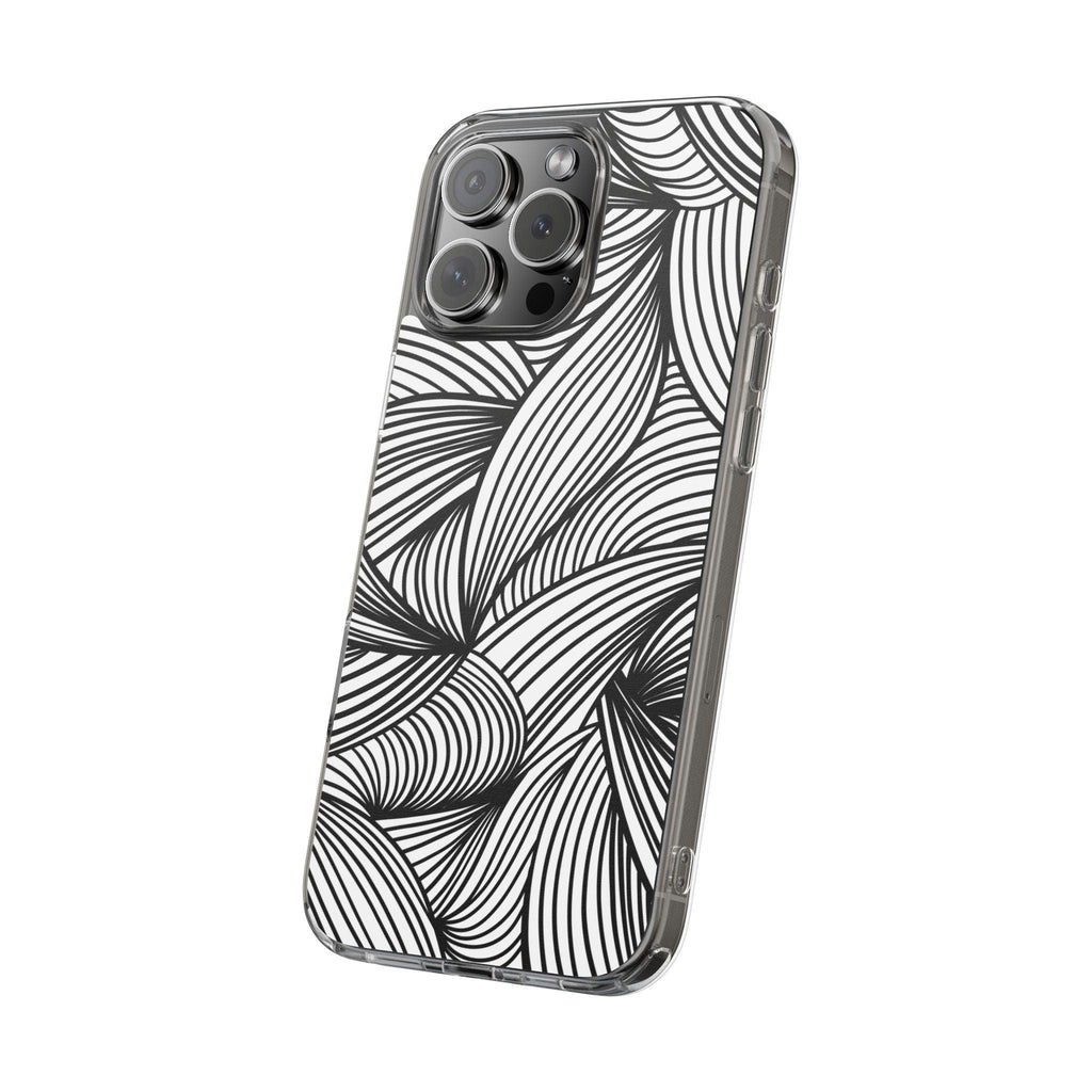 Black and White Illusion Clear Cases