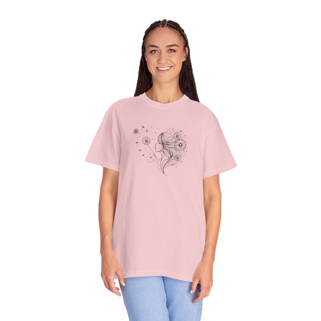Woman and Dandelions Dreams Comfort Tee - Unisex - DipaliZ