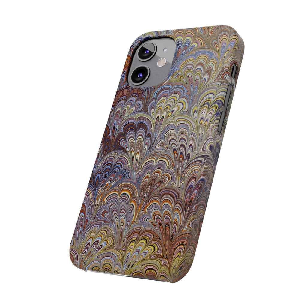 Italian Marbled Design, Multi-Colored Pallet, Slim Phone Cases, Case-Mate