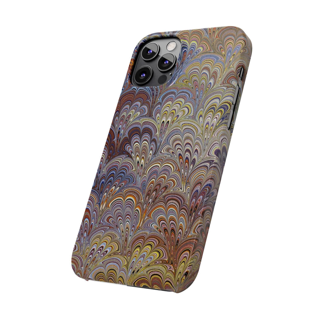 Italian Marbled Design, Multi-Colored Pallet, Slim Phone Cases, Case-Mate