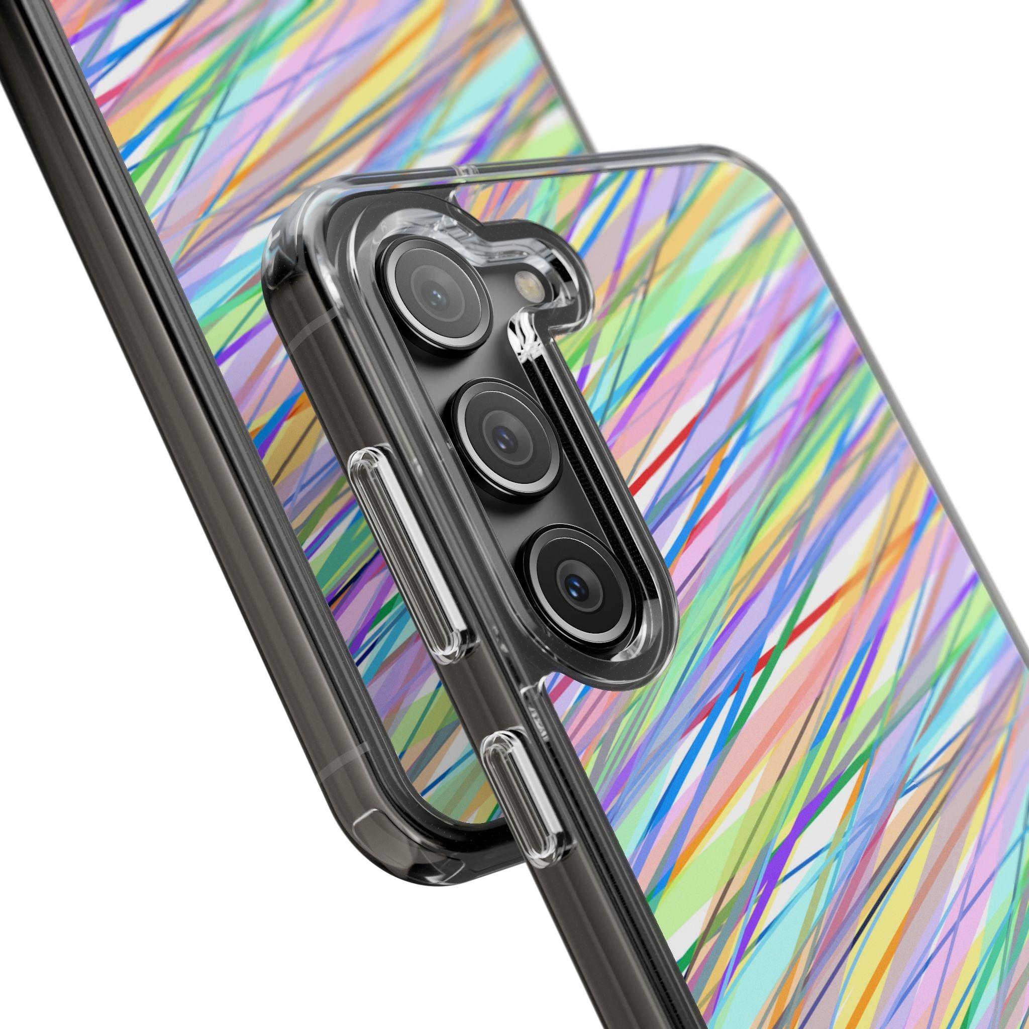 Threads Of Colors Clear Case