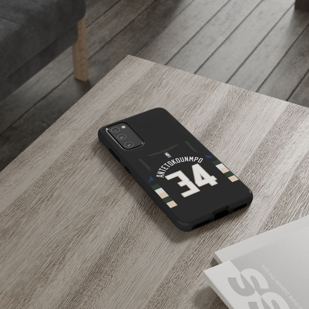 Giannis Antetokounmpo Force Drive Edition – Heavy-Duty ShockGuard Layers, Athletic Slim Fit | iPhone 8–16 Pro Max & Samsung S10–S25 Ultra Supported