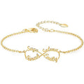 Personalized Creative Stainless Steel Custom Cut Name Bracelet