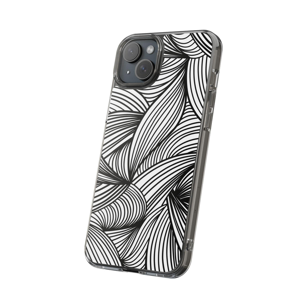 Black and White Illusion Clear Cases