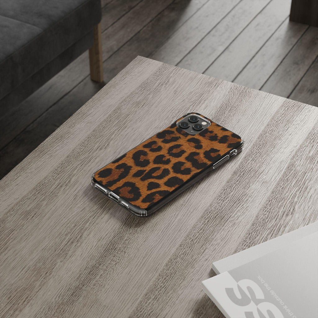 Clear Cases Cheeta Print