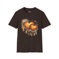 Boho Henna Heart T-Shirt - Native American Valentine Design