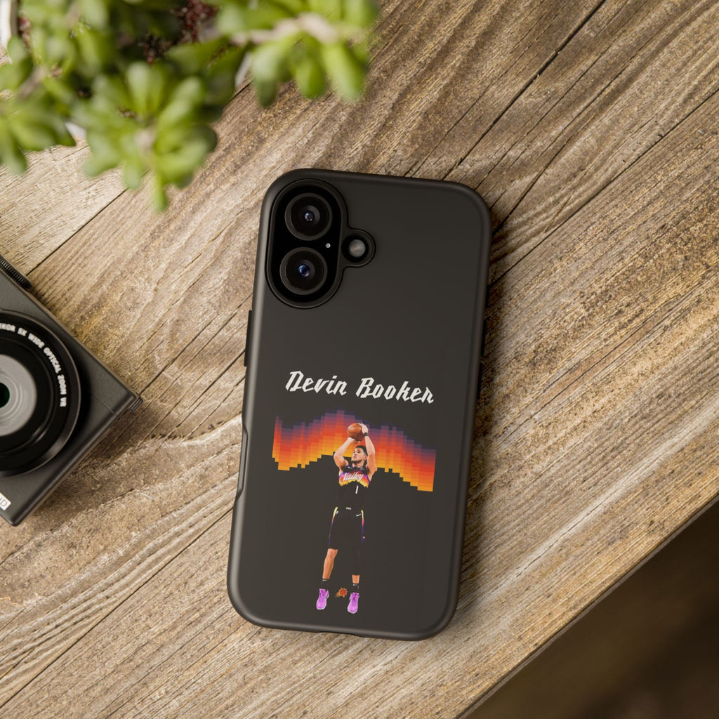 Devin Booker Precision Blaze Series – Dual-Layer ShockGuard Protection | Fits iPhone 8–16 Pro Max & Samsung Galaxy S10–S25 Ultra