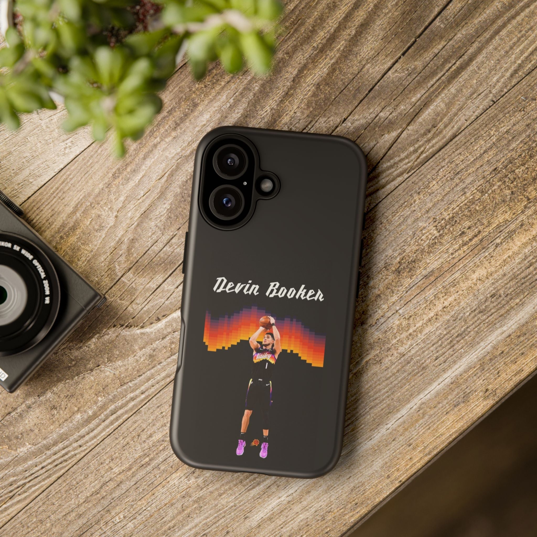 Devin Booker Precision Blaze Series – Dual-Layer ShockGuard Protection | Fits iPhone 8–16 Pro Max & Samsung Galaxy S10–S25 Ultra