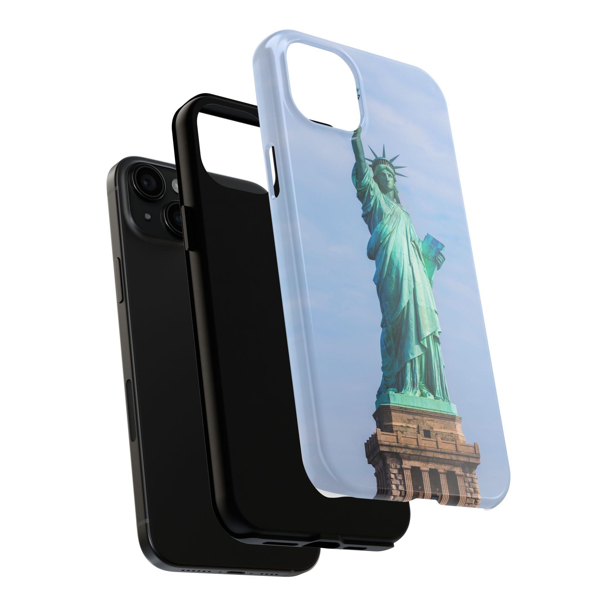 Statue of Liberty Printed Tough Phone Case - Iconic Freedom Design
