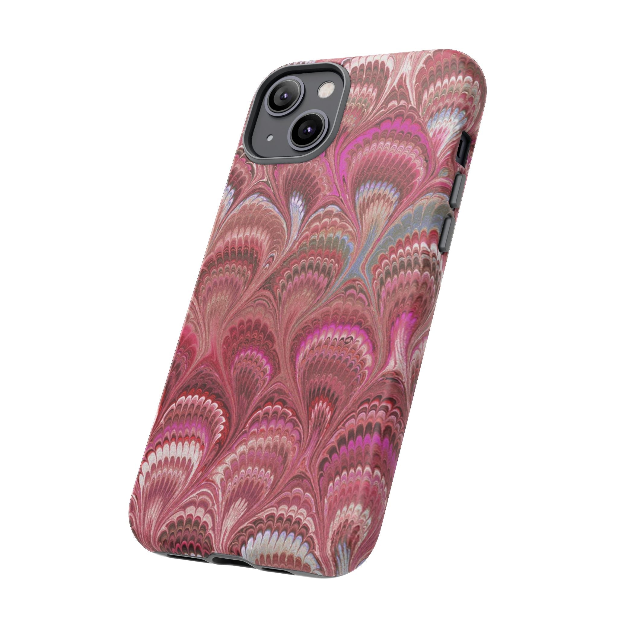 Shades of Pink Marbled Phone Case —  Dual Layer - Tough Protective Phone Cover