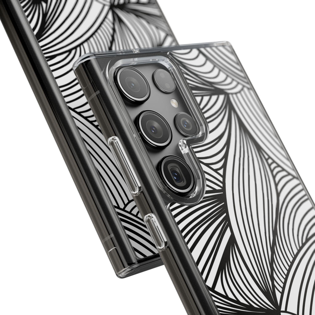 Black and White Illusion Clear Cases