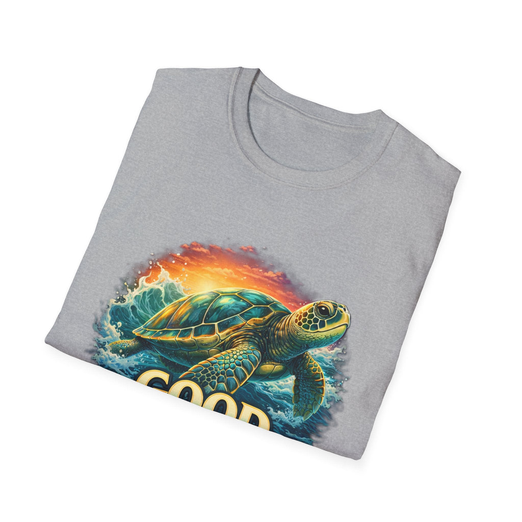 Sea Turtle 'Good Vibes' T-Shirt — Coastal Summer Surf Tee