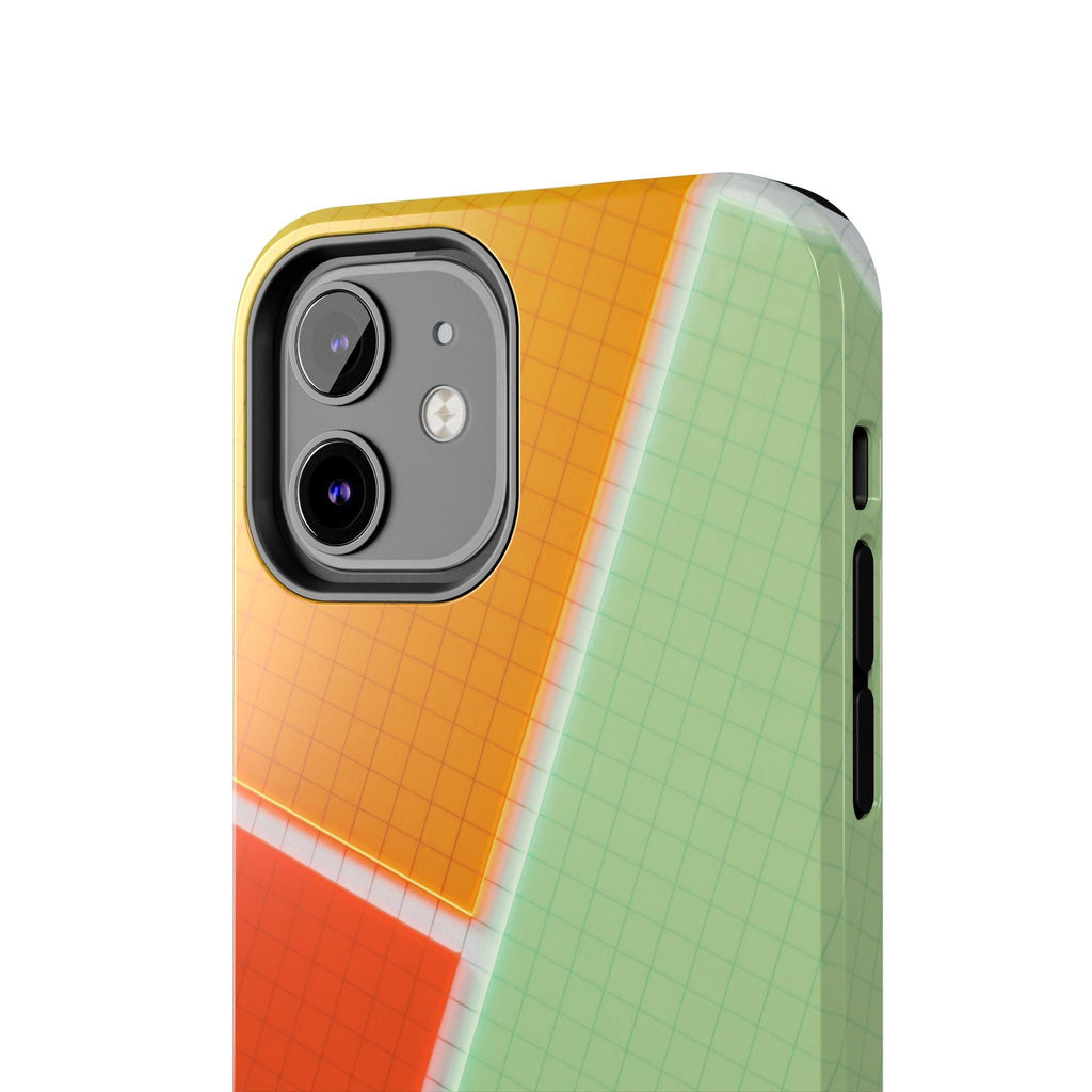 Four Colors Blocks With Shades Tough Phone Cases