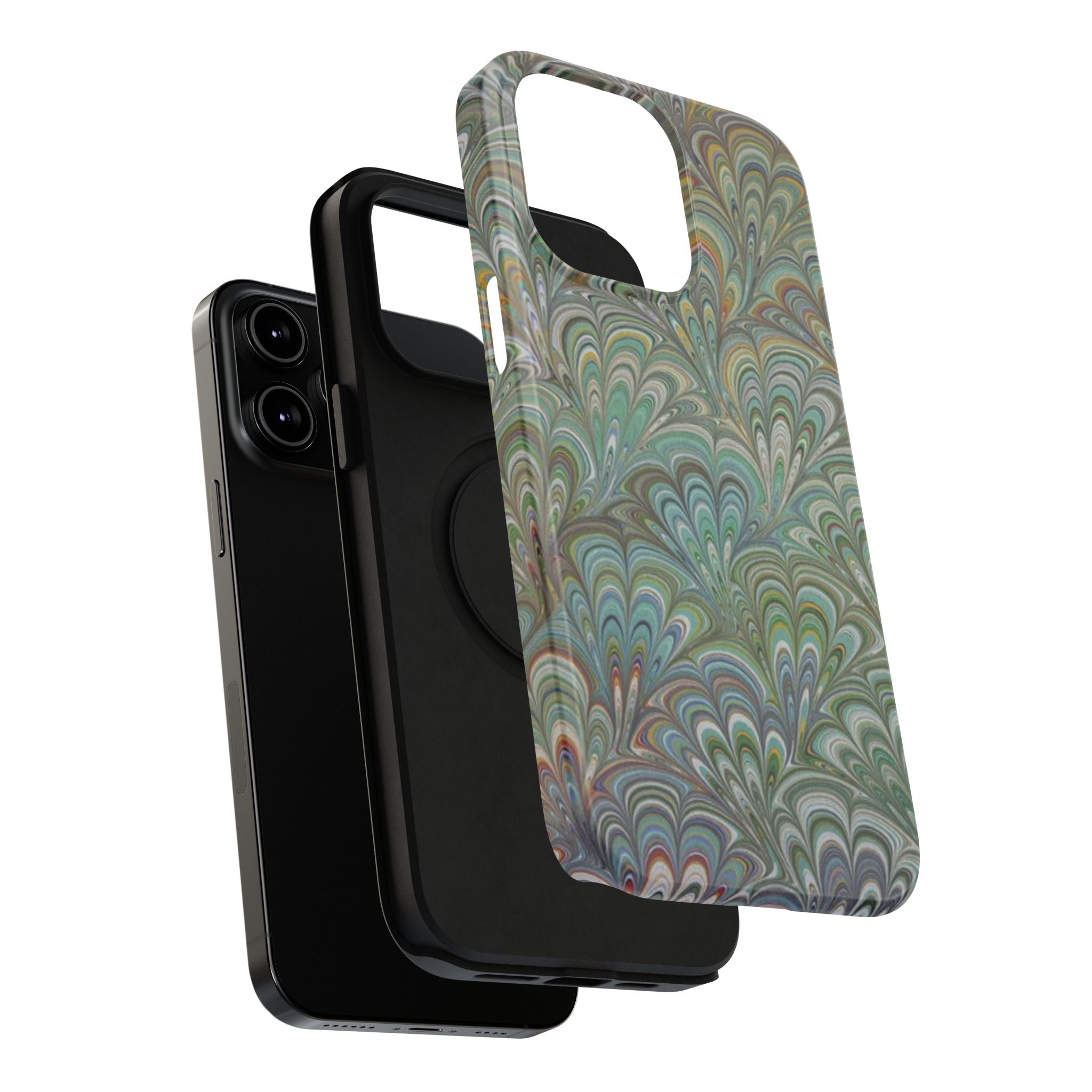 Italian Peacock Green Highly Durable Phone Case for Apple + Samsung