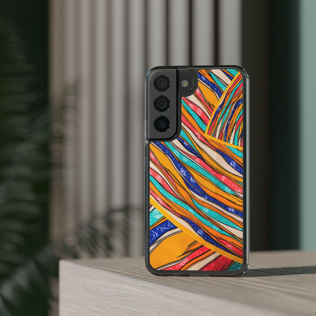 Clear Cases Stripes of  Powerful Colors