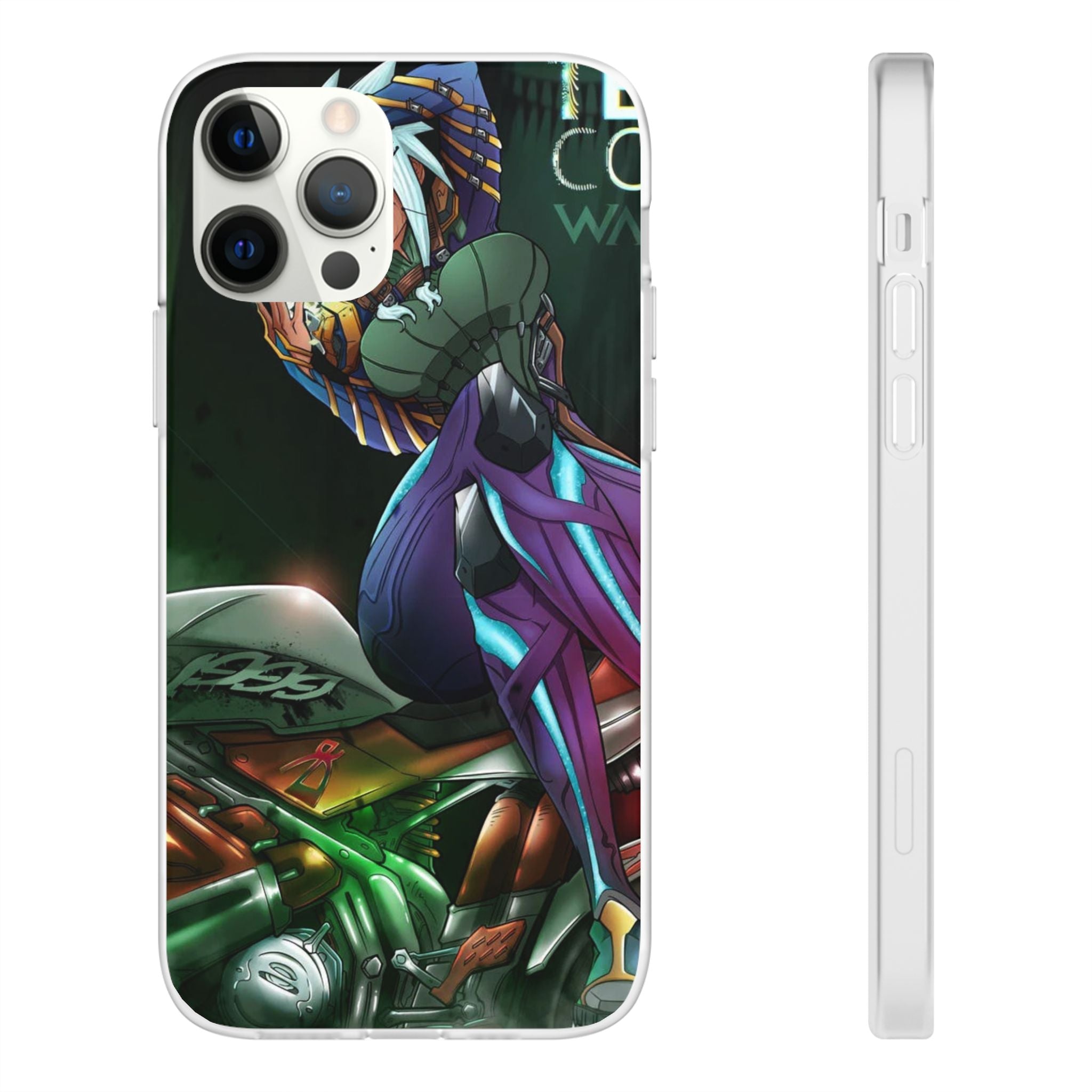 Anime-Inspired Phone Case - Flexi Cases, Custom Phone Cover, Gift for Her, Birthday Present, Unique Cell Phone Accessories