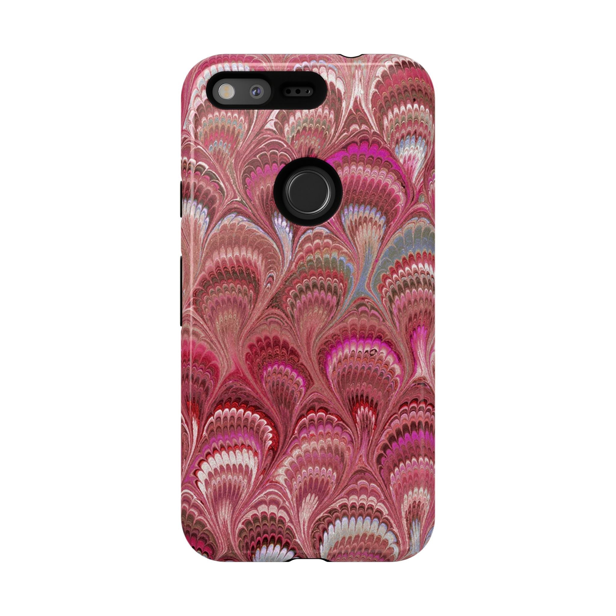 Shades of Pink Marbled Phone Case —  Dual Layer - Tough Protective Phone Cover