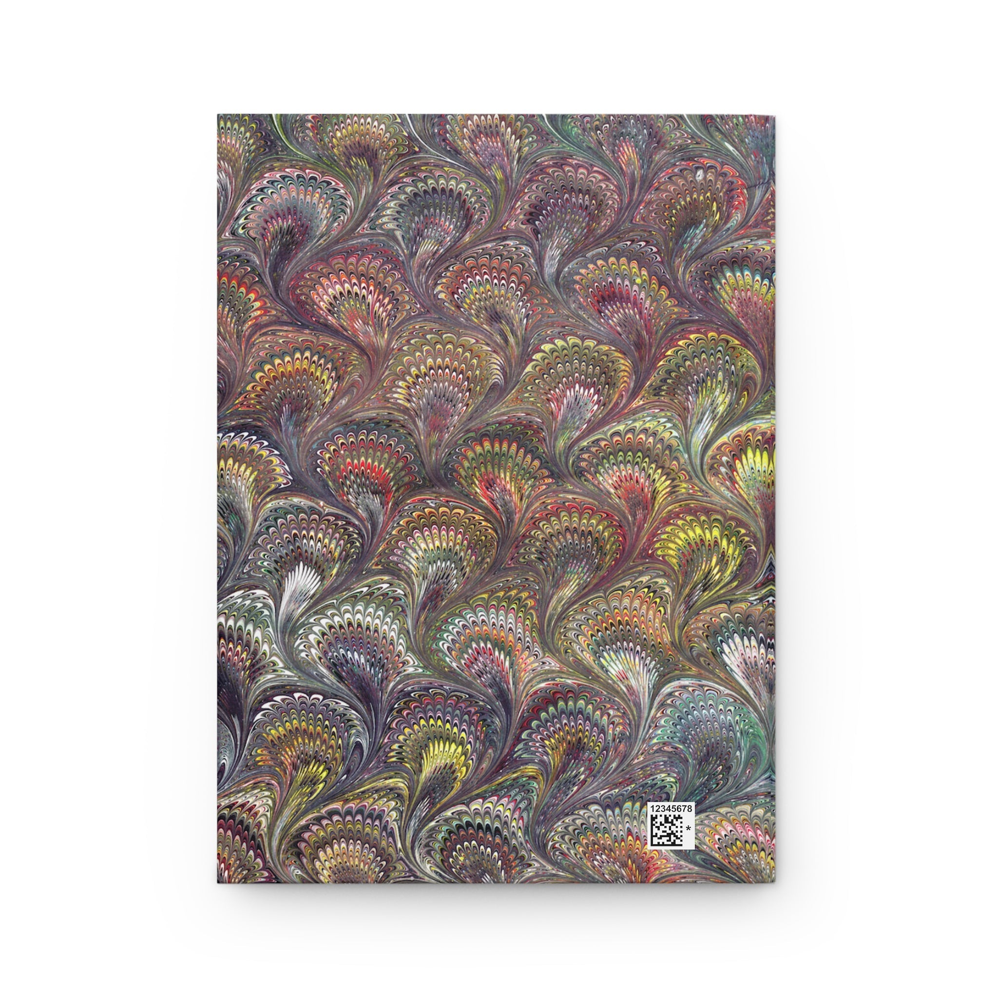 Feather Marble Journal