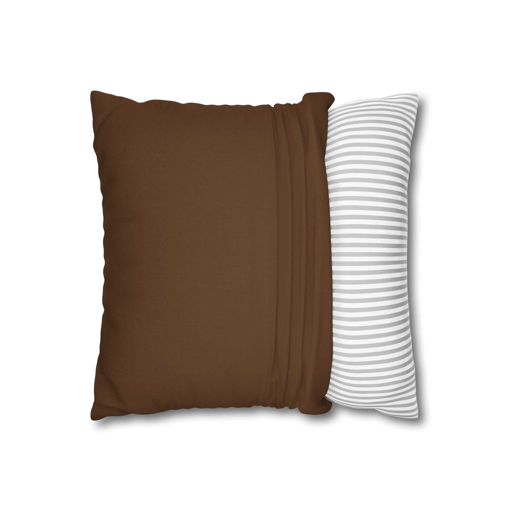 Mountain Sunrise Scenic Throw Pillow — Nature Landscape Pillowcase