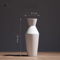 Simple Living Room Home Decoration Creative Black And White Ceramic Vase