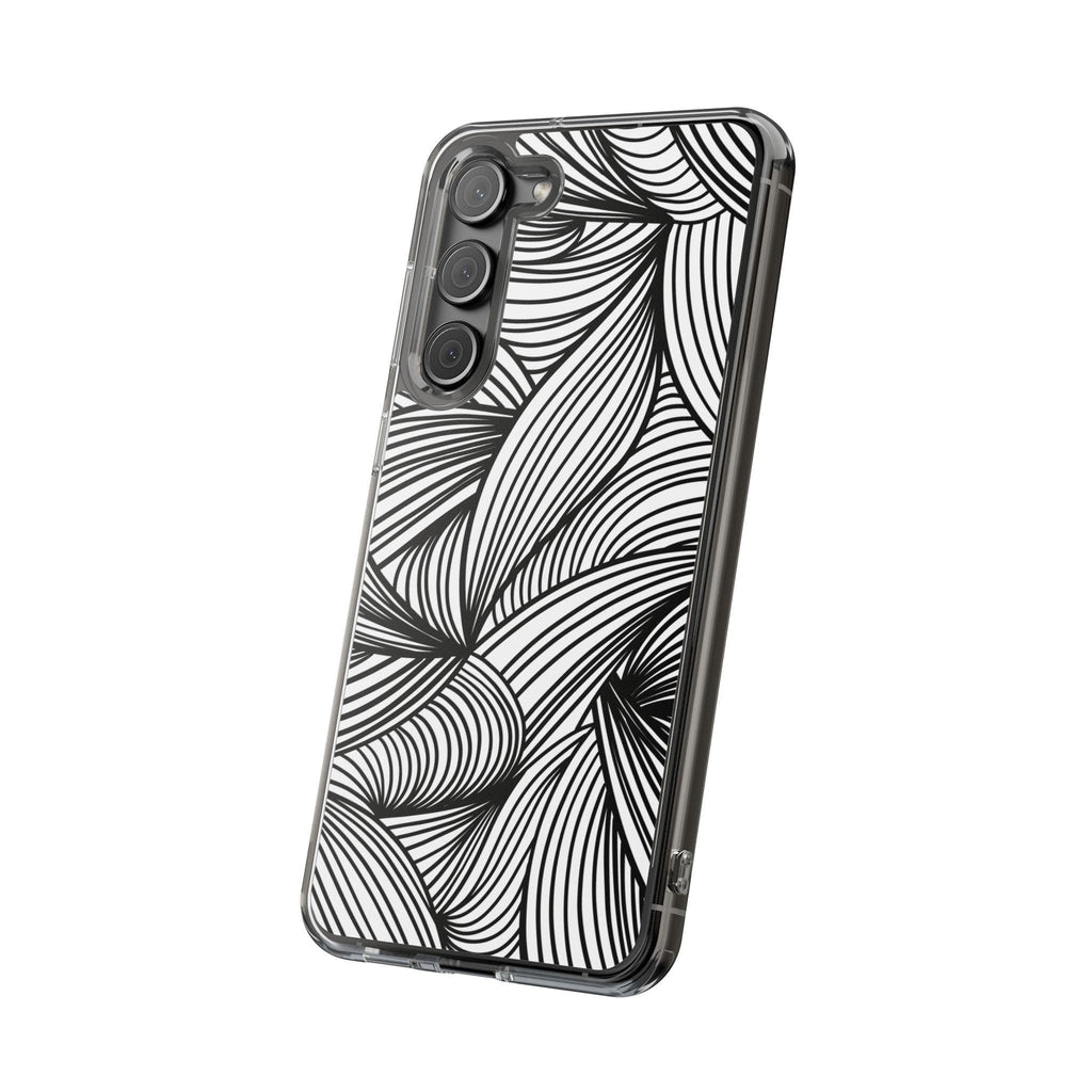 Black and White Illusion Clear Cases