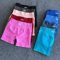 Impact Shorts with Logo Women Seamless Yoga - Scrunch Bum - Gym - Workout - Biker - Fitness