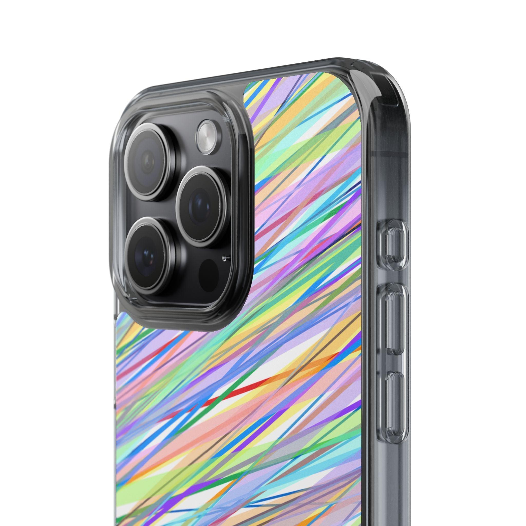 Threads Of Colors Clear Case