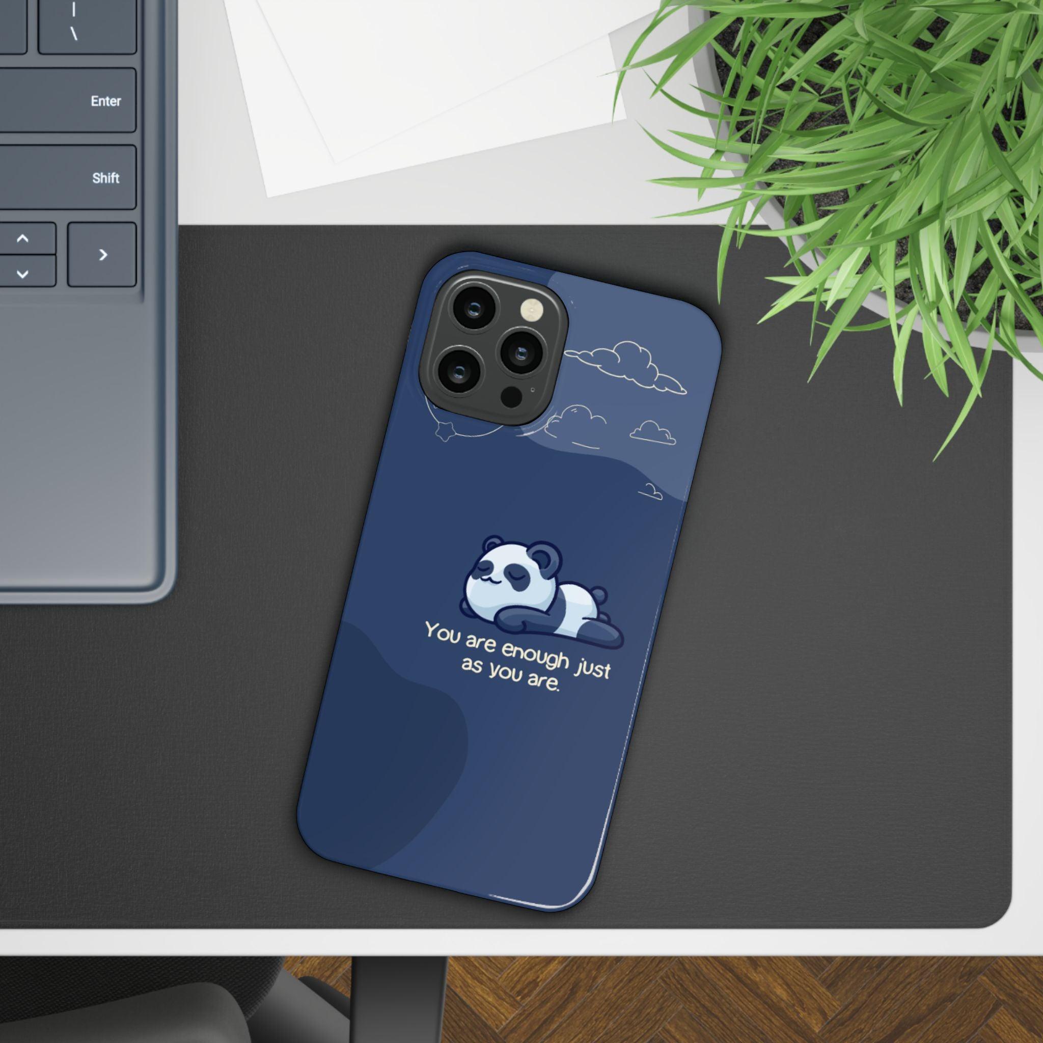 Panda Dreams Phone Case – Cozy Vibes & Inspiring Words