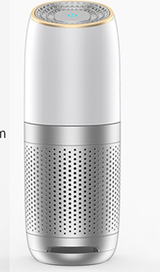 Portable  Air Purifier With Smoke Odors Ionizer
