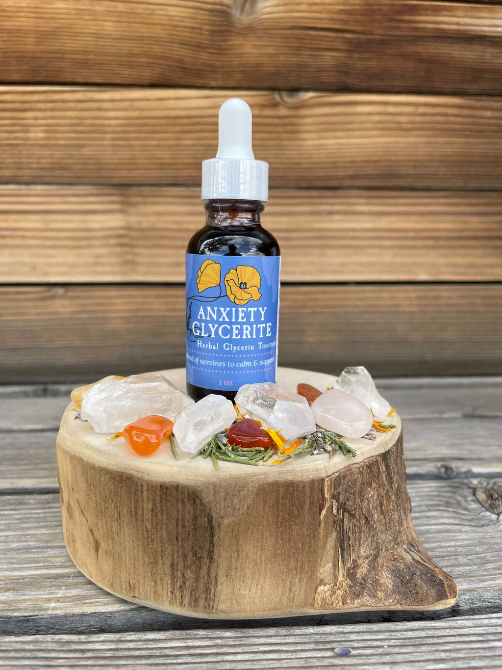 Anxiety Relief Tincture GLYCERITE (Alcohol-free) 1 oz