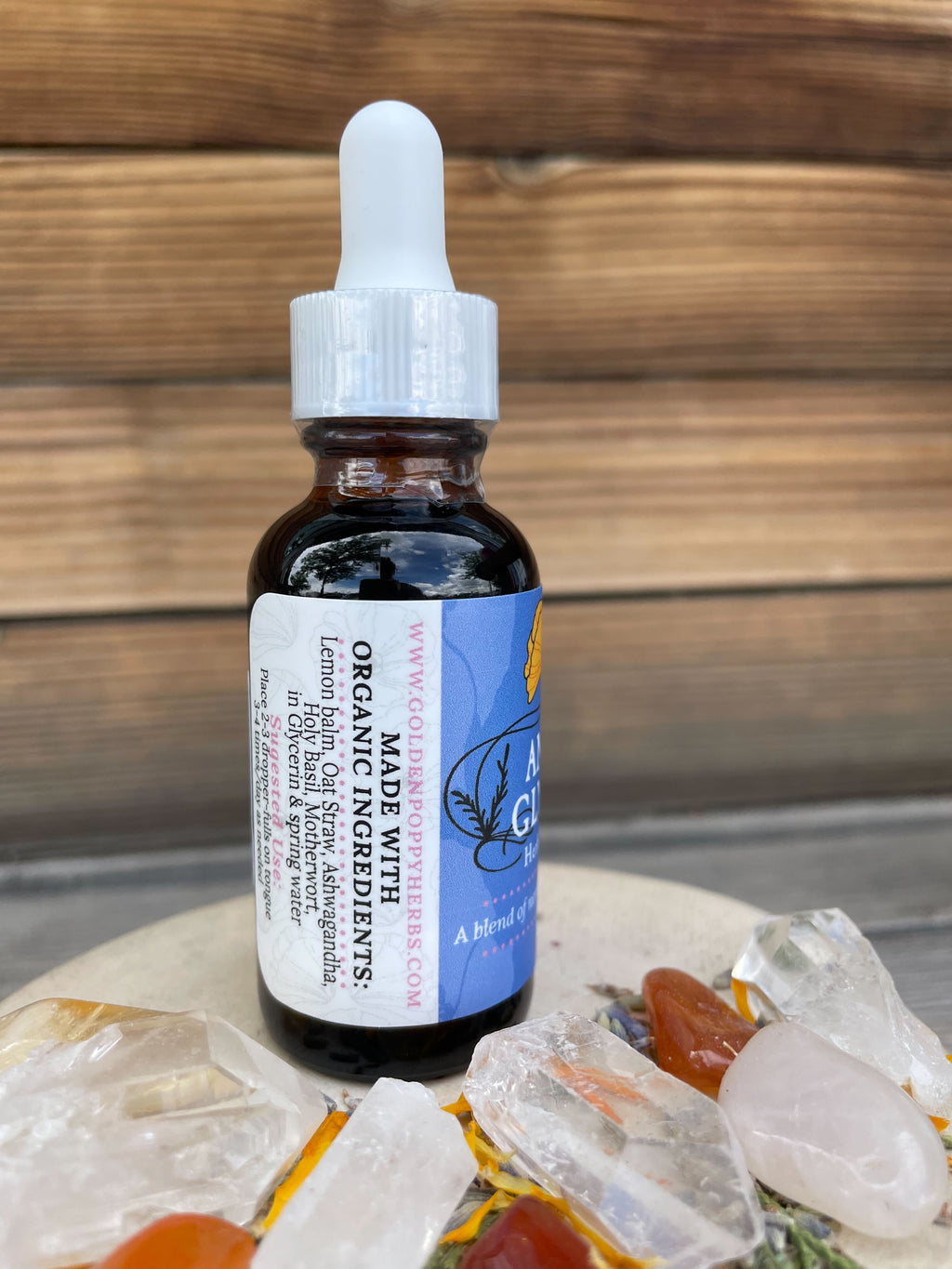Anxiety Relief Tincture GLYCERITE (Alcohol-free) 1 oz