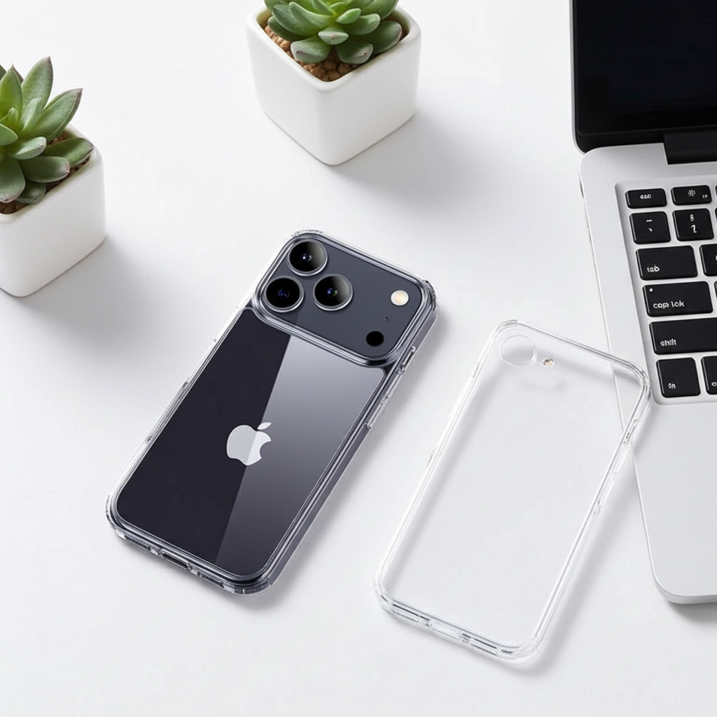 iPhone 17 Pro Ultra-Thin Clear Case, Shockproof with Military Drop Protection