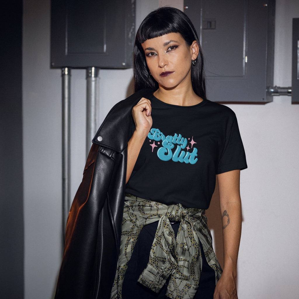 Bratty Slut Pleasure Kink Short-Sleeve Unisex T-Shirt