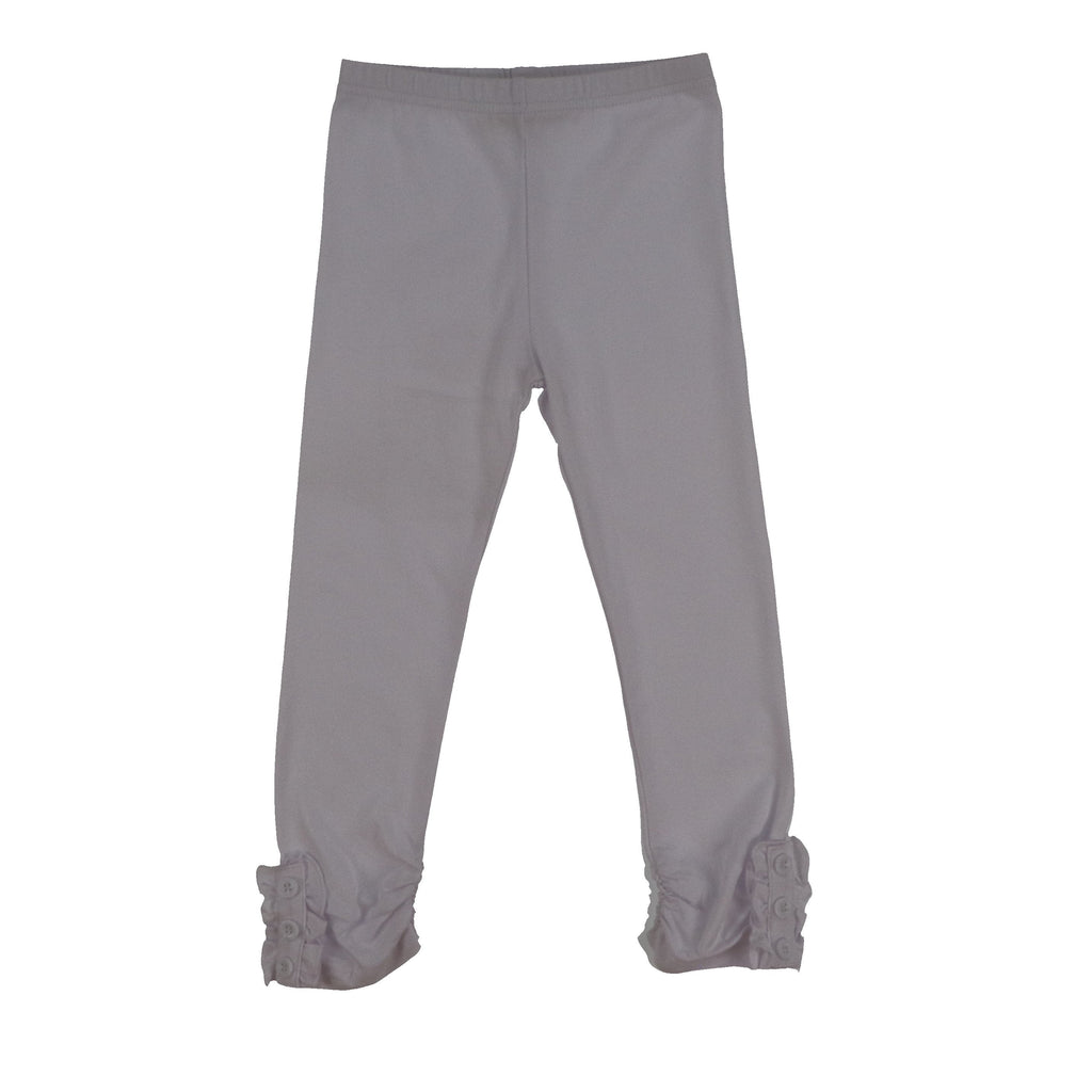 Girls Button Ruffle Pants