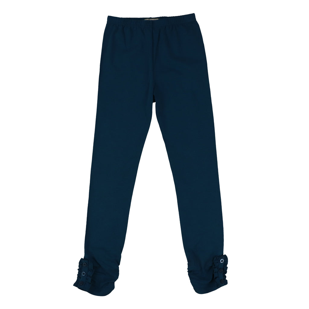 Girls Button Ruffle Pants