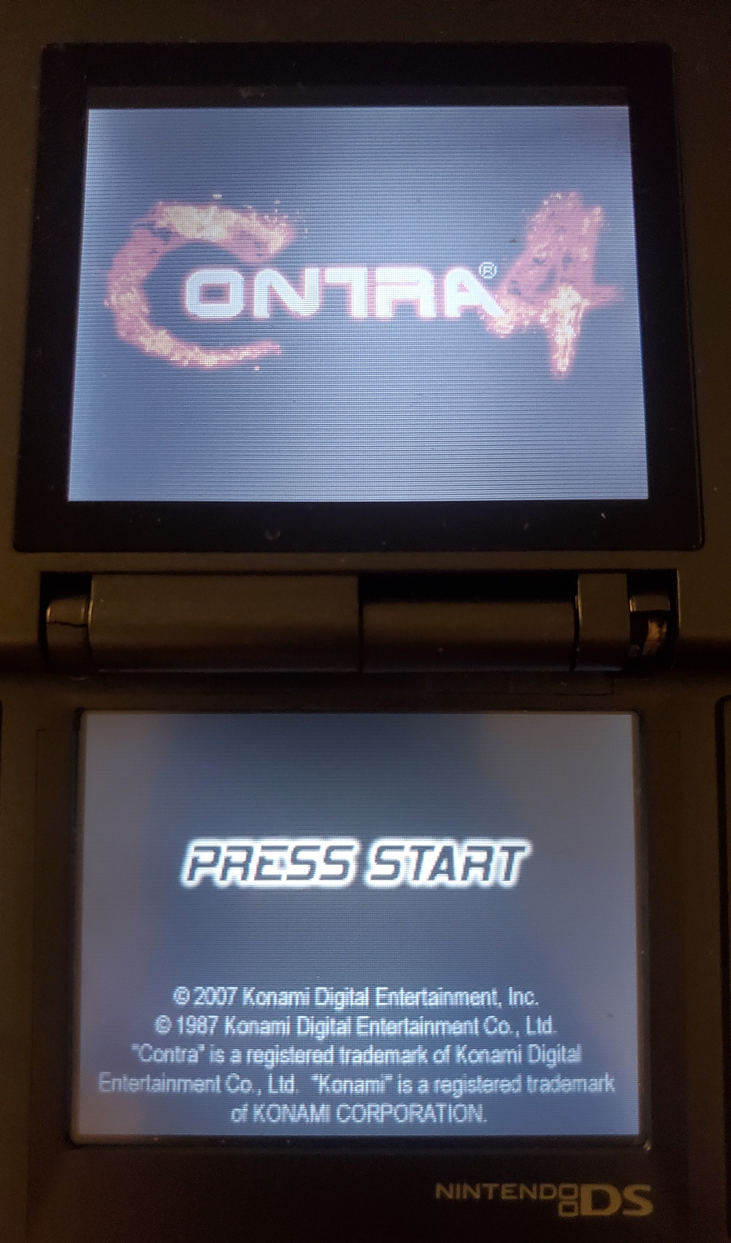 Contra 4 Video Game Nintendo DS