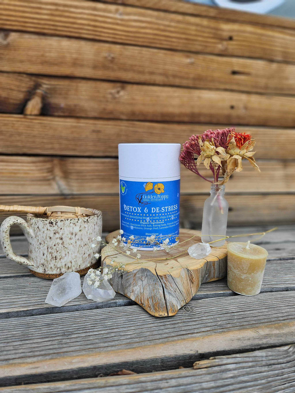 Detox & De-stress Bath Salts (375 g - 14 oz)