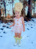 Classic pooh mesh romper