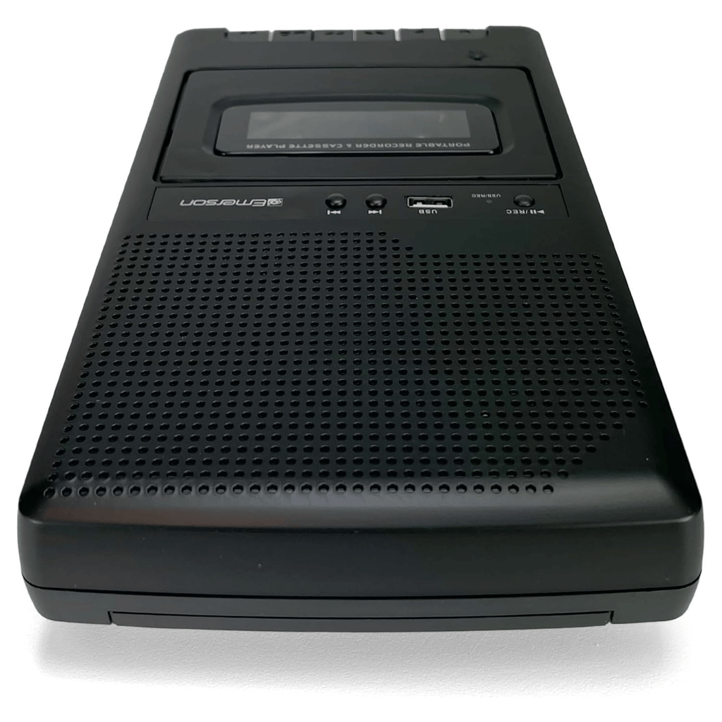 Emerson Portable Cassette Player and Recorder w Digital Conversion and Mic Input