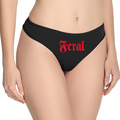 Feral Cotton Thong