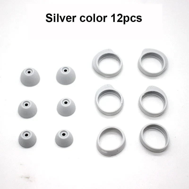 Earphone Silicone Case For Samsung R170/R175 Galaxy Buds+ Ear Pads Cushion Bluetooth Headset In-Ear Caps Covers Earbuds Eartips