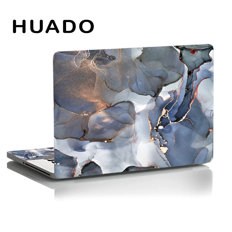 Laptop Sticker 15.6 skin DIY Marble 15.6 Notebook Cover Decal Skins14 15.6 17 inch for MacBook Air Pro 13/HP/DELl/Lenovo