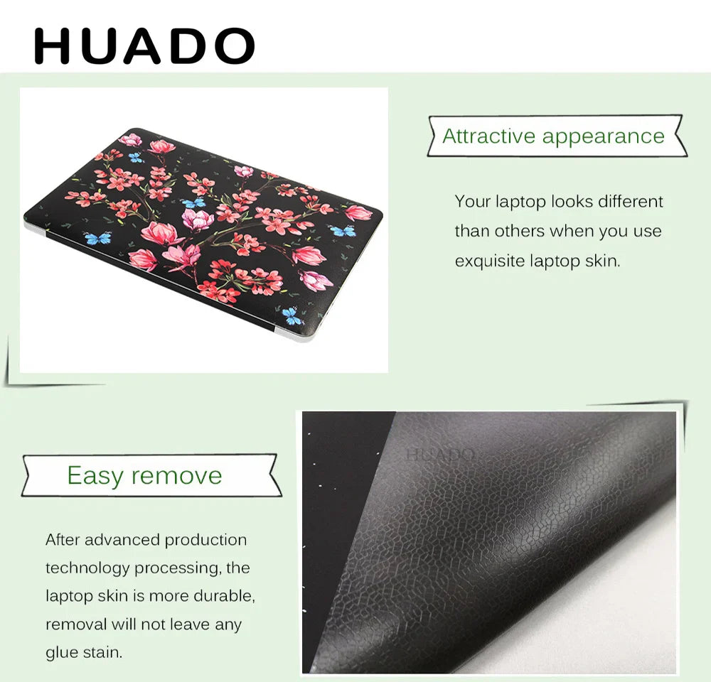 Laptop Sticker 15.6 skin DIY Marble 15.6 Notebook Cover Decal Skins14 15.6 17 inch for MacBook Air Pro 13/HP/DELl/Lenovo