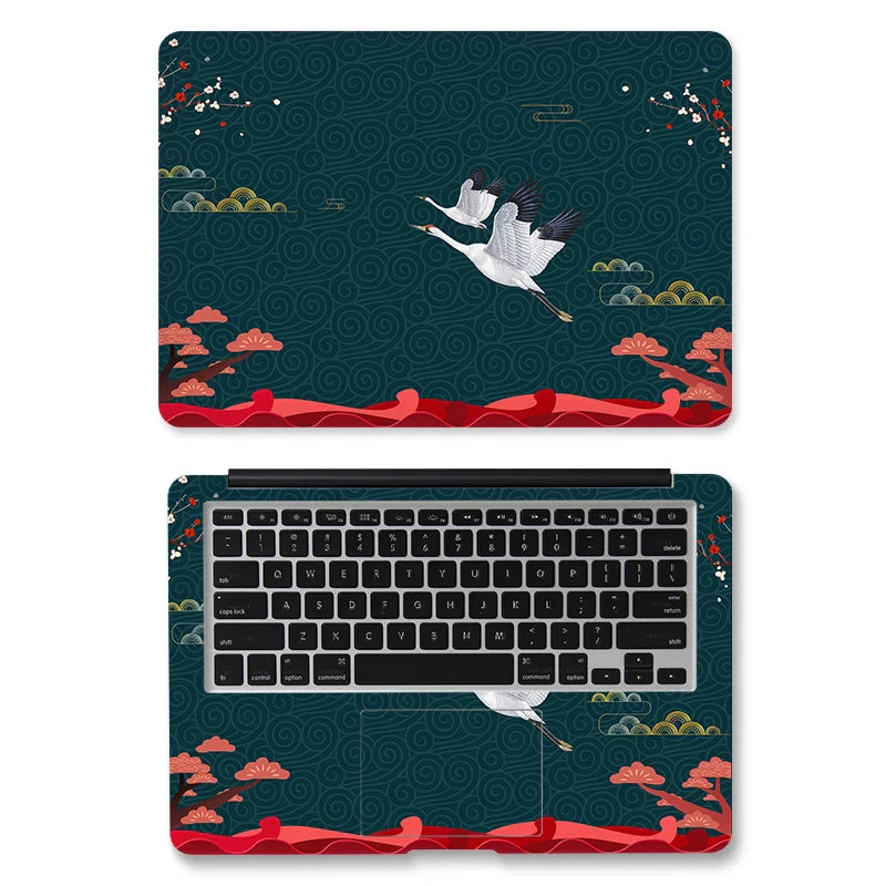 DIY Ancient Style Laptop Sticker Laptop Skin Art Decal 12/13/14/15/17 inch for MacBook Dell HP Lenovo etc Laptop Sticker Decorat