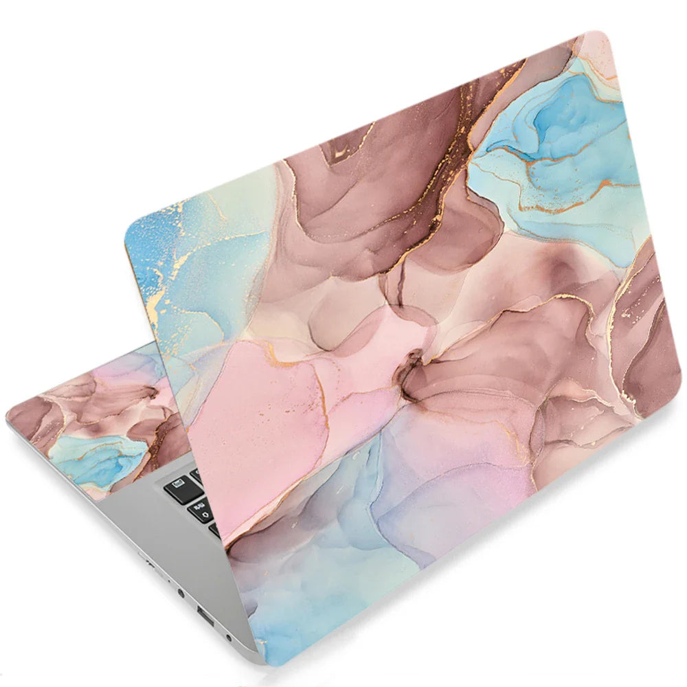 Laptop Sticker 15.6 skin DIY Marble 15.6 Notebook Cover Decal Skins14 15.6 17 inch for MacBook Air Pro 13/HP/DELl/Lenovo