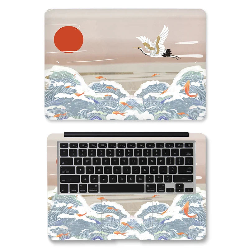 DIY Ancient Style Laptop Sticker Laptop Skin Art Decal 12/13/14/15/17 inch for MacBook Dell HP Lenovo etc Laptop Sticker Decorat