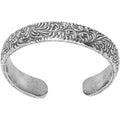 Handcrafted 925 Sterling Silver Leafy Swirl Toe Ring