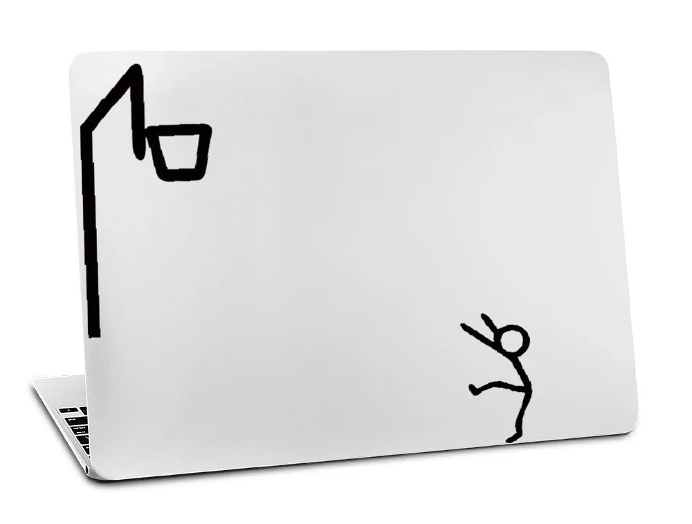 Vinyl Sticker for Macbook Air 11 12 13 M1 M2 Pro 13 15 16 Retina Wall Decal Laptop Stickman Guy Notebook Tablet Skin for iPad