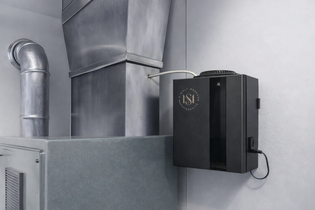 Standalone + HVAC Integrated Electric Home Diffuser + Free 8 OZ Diffuser Oil |  SMS1000