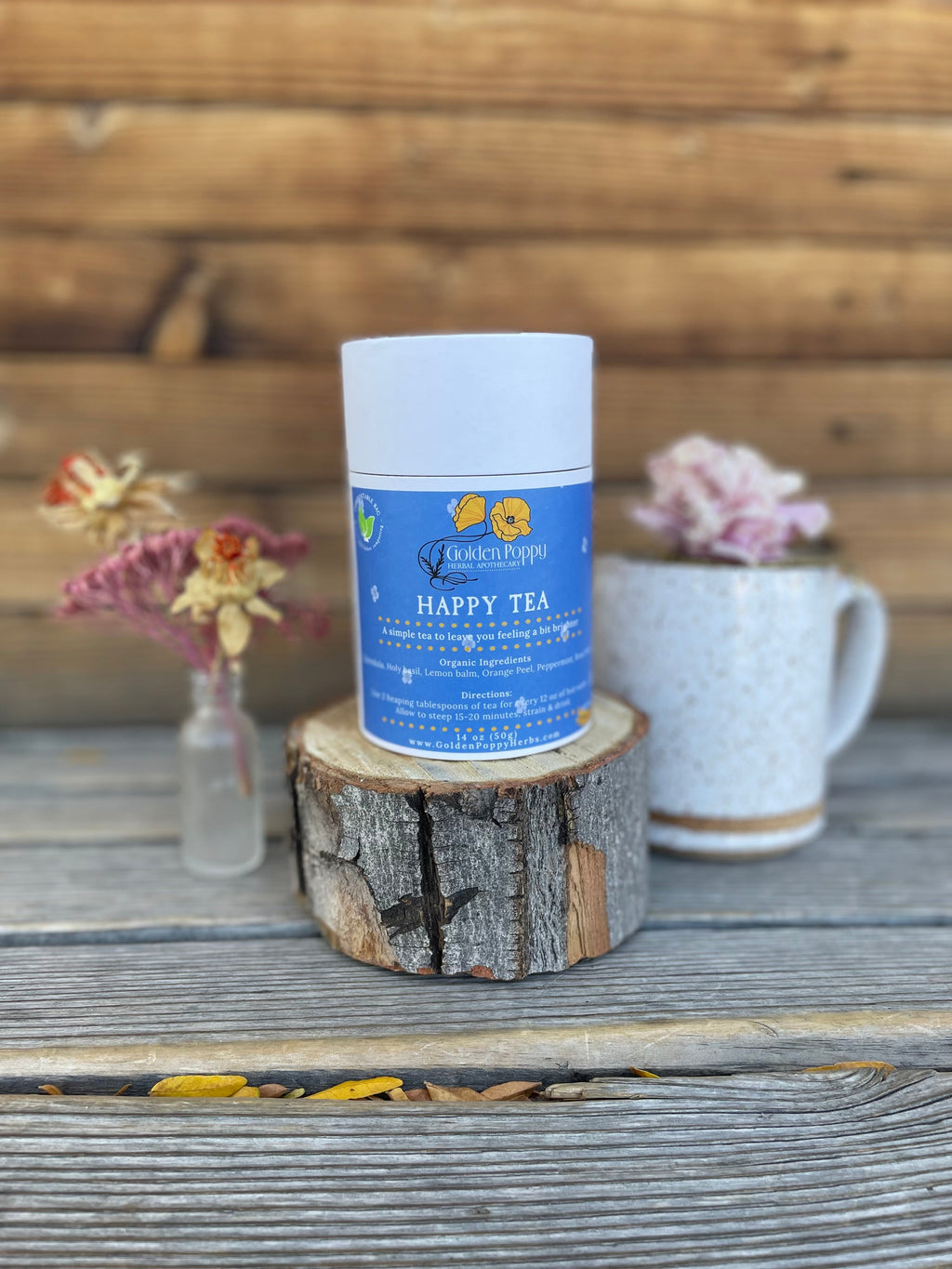Happy Tea, 14 oz Tube (63g)
